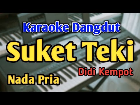 SUKET TEKI - KARAOKE || NADA PRIA COWOK || Didi Kempot || Audio HQ || Live Keyboard