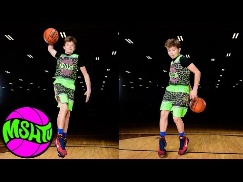 Aiden Koester GETS BUCKETS in transition at MSHTV Camp - Class of 2021