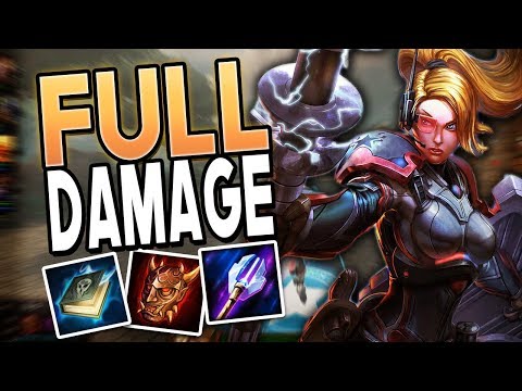 Smite: Full Damage ATHENA Build - The True Mage Carry!