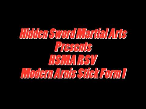 HSMA Modern Arnis  Baston Anyo Isa (Stick Form 1)