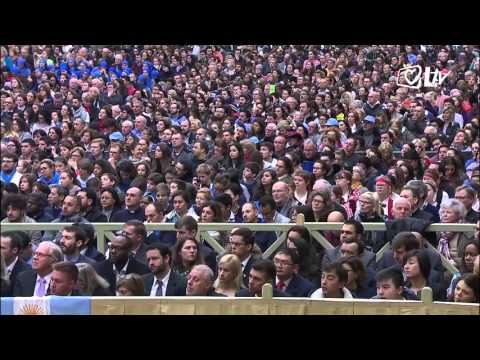 Papa s nama 13.1.2016. - Papa: Bog je posvema i uvijek pouzdan. Ljubav i milosrđe su njegov bitak.