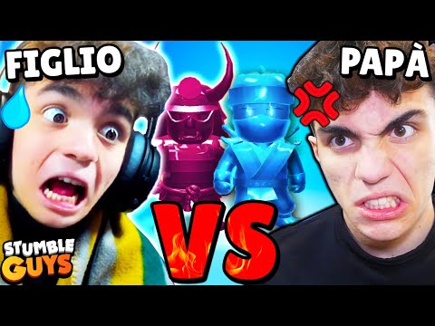 PAPÀ vs FIGLIO LEGGENDARIO su STUMBLE GUYS!🤣😱