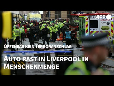 Auto rast in Liverpool in Menschenmenge: Polizei schließt Terroranschlag aus | AFP