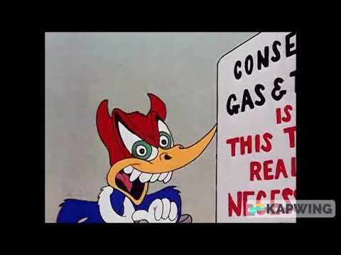 Dudley Puppy's Reaction to Woody Woodpecker's Scary Face