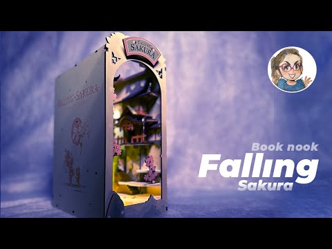 Як зібрати Falling Sakura Book Nook Rolife Robotime TGB05
