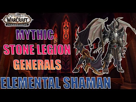 MYTHIC STONE LEGION GENERALS - Elemental Shaman POV - Castle Nathria - Patch 9.0.5