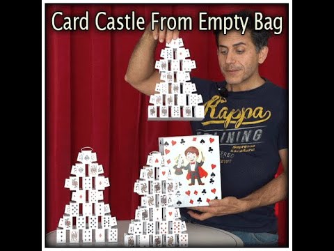Voir la vidéo Card Castle From Empty Bag