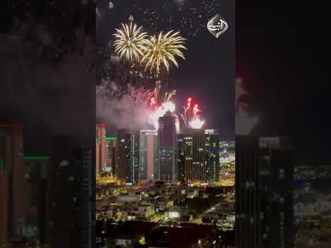 فيديو | احتفالات والعاب نارية تزين سماء المدينة.. أربيل تستقبل العام الجديد 2026