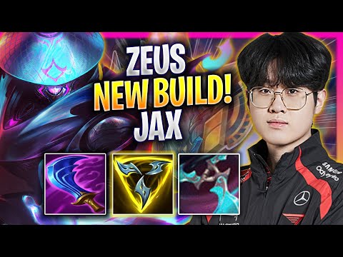 ZEUS TRIES NEW JAX BUILD! - T1 Zeus Plays Jax TOP vs Olaf! | Season 2024