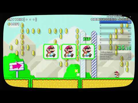 SMM1 100 Mario Challenge Easy in 5:38