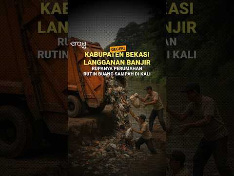 Penyebab Bekasi Banjir karena Buang Sampah di Kali?! 👀