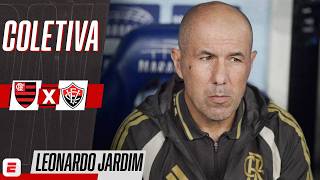 FLAMENGO 2X1 VITÓRIA AO VIVO: LEONARDO JARDIM FALA APÓS A PARTIDA NA COPA DO BRASIL | ESPN