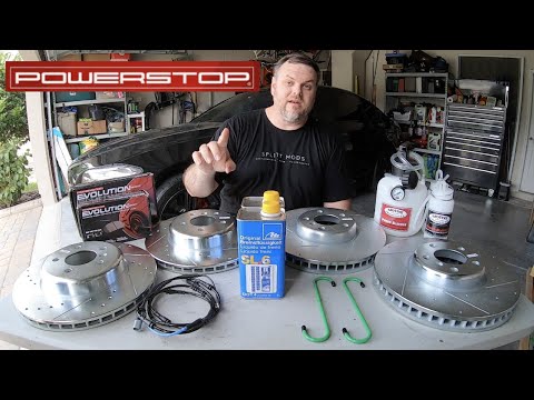 Powerstop Z23 Brake and Rotor Kit: Drilled/Slotted Rotors : Brake Fluid Change on BMW F10 550i