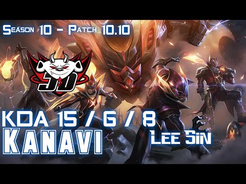 JDG Kanavi LEE SIN vs SKARNER Jungle - Patch 10.10 KR Ranked
