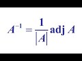 How To Find The Inverse Of A Matrix