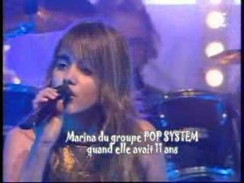 Marina du groupe POP SYSTEM à 11 ans