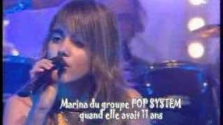 Marina du groupe POP SYSTEM à 11 ans