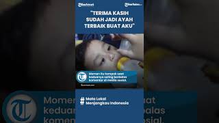 MOMEN HARU Justyn Vicky dan sang Anak Berbalas Komentar di IG: Terima Kasih Sudah Jadi Ayah Terbaik