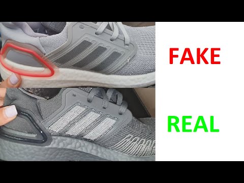 Adidas Ultraboost 20 real vs fake. How to spot counterfeit Adidas Ultra boost