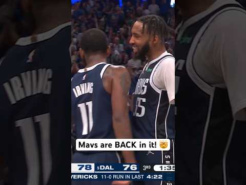 Mavericks go on an EPIC comeback in the 2nd half of Game 4! #Shorts