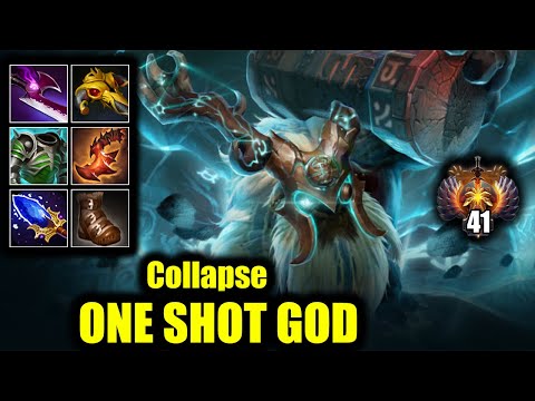 🔥 ONE SHOT GOD - Collapse - Earthshaker - 22 Kills - Dota 2 Pro Game Highlights