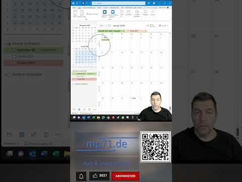 Outlook Kalenderwochen KW Wochennummern