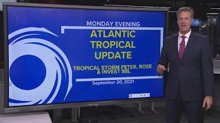 Tropics update: Tracking Tropical Storms Peter, Rose and Invest 98L