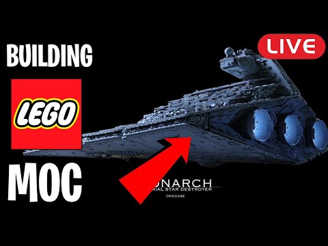 Building the biggest Lego Star Wars MOC EVER! - ISD MONARCH *LIVE*