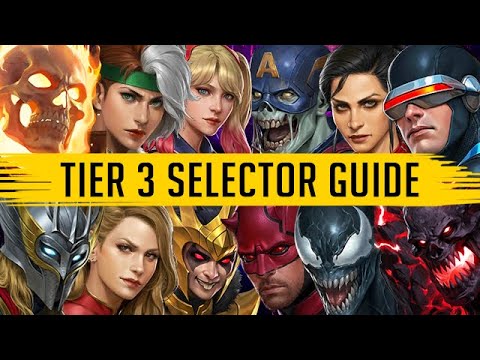 Tier 3 Selector Guide 2025 (1st to 48th Ranked) - Marvel Future Fight