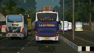 preview picture of video 'Ets2 mod bus Indonesia_Jbhd2 Laju prima'