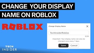 How to Change Your Display Name on Roblox | Tech Insider