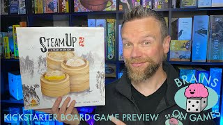 Steam Up (Kickstarter Board Game Preview & Review)