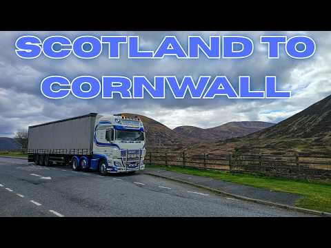 UK HGV Truck Driver. Scotland to Cornwall - 4 days - 2 drops