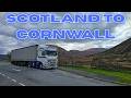 UK HGV Truck Driver Scotland To Cornwall 4 Days 2 Drops