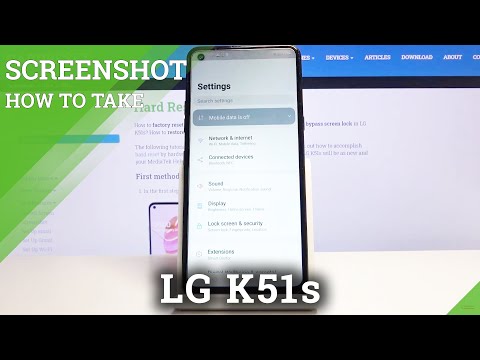 How to Take Screenshot in LG K51s – Capture Screen