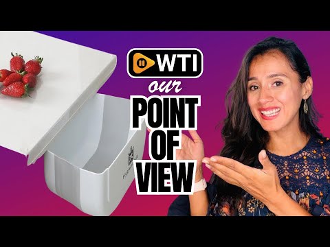 Acrylic Cutting Board with Foldable Bin 15.7 x 11.8 inch (40 x 30 cm) – Mess-Free - WTI product video review