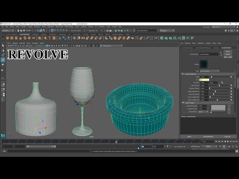 Autodesk Maya 2020, Revolve