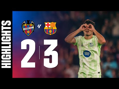 LEVANTE 2 vs 3 FC BARCELONA | LALIGA 2025/26 MD02 🔵🔴
