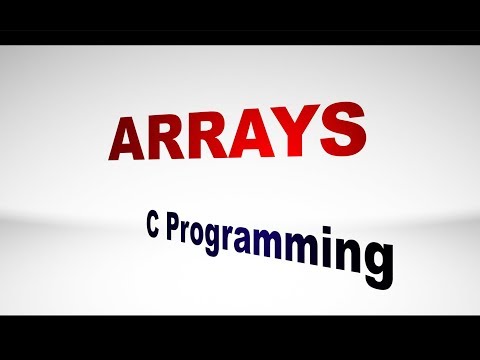 Arrays in C Programming very Easy