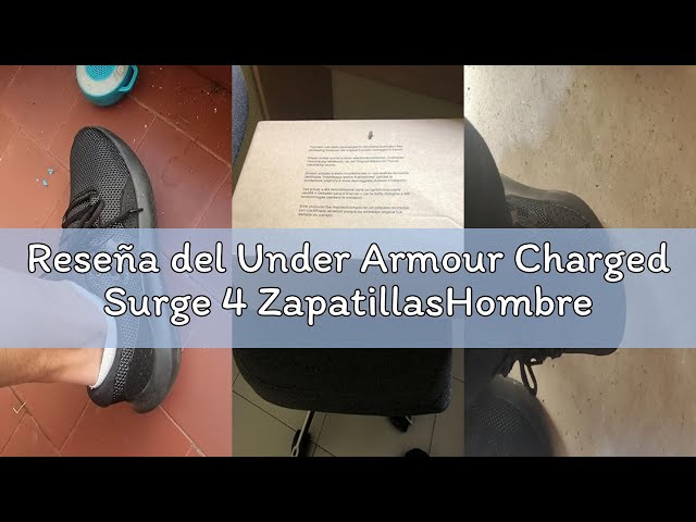 Vídeo relacionado con Under Armour UA Charged Surge 4 Zapatillas para Correr, Hombre, Marine Od Green Marine Od Green White, 46 EU