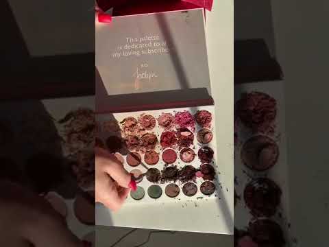 Destroying my Original Jaclyn Hill X Morphe Eyeshadow Palette #Shorts