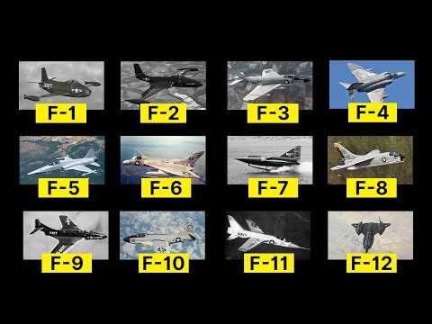 All US Fighter Explained | F-1 to F-117