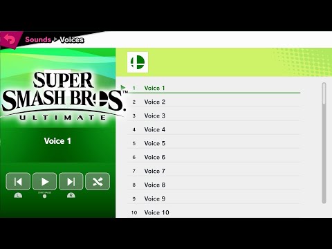 Announcer Voices [Ver. 13.0.0] - Super Smash Bros Ultimate
