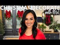 Christmas Decorate with Me: Transforming the Front Entryway & Porch!