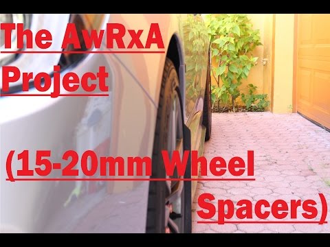 The AwRxA Project Ep VI "15mm-20mm Wheel Spacers Install" 2015-2017 Subaru WRX/STI