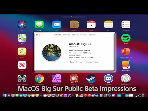 MacOS Big Sur Public Beta and First Impressions