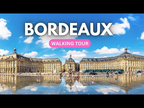 Beautiful Bordeaux. France 🇫🇷 Walking Tour of the Charming Streets of the Wine Capital 🍷 4K HDR