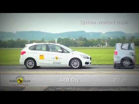 BMW 2 Series Active Tourer AEB City Test - Active Guard