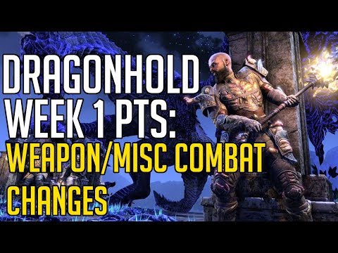 Weapon & Misc Combat Changes - PTS 5.2 Patch Notes Review - ESO Dragonhold