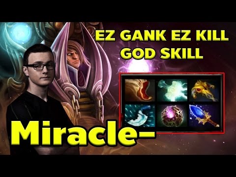 Miracle- INVOKER GOD SKILL - EZ GANK EZ KILL